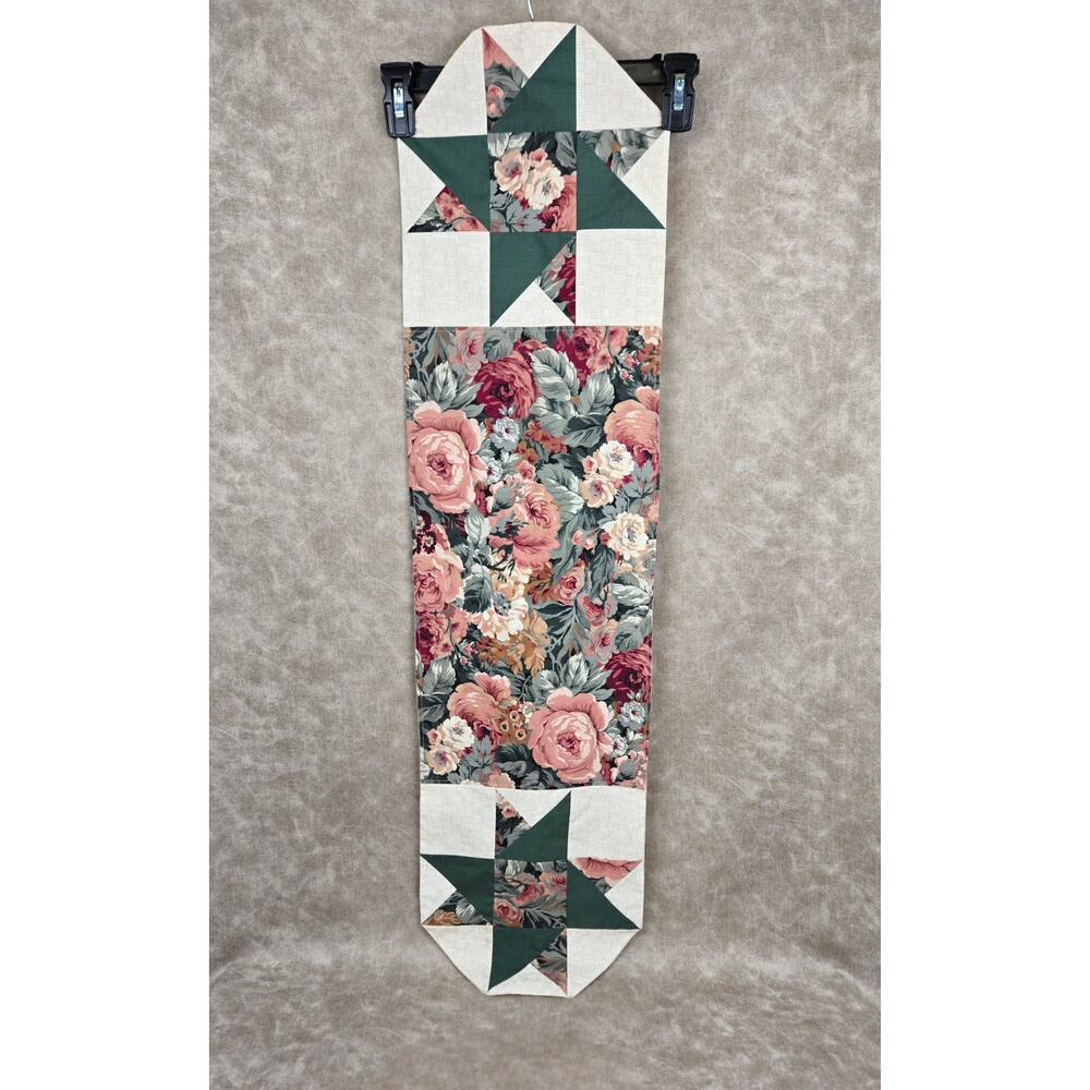 Vintage Quilted Table Runner HANDMADE